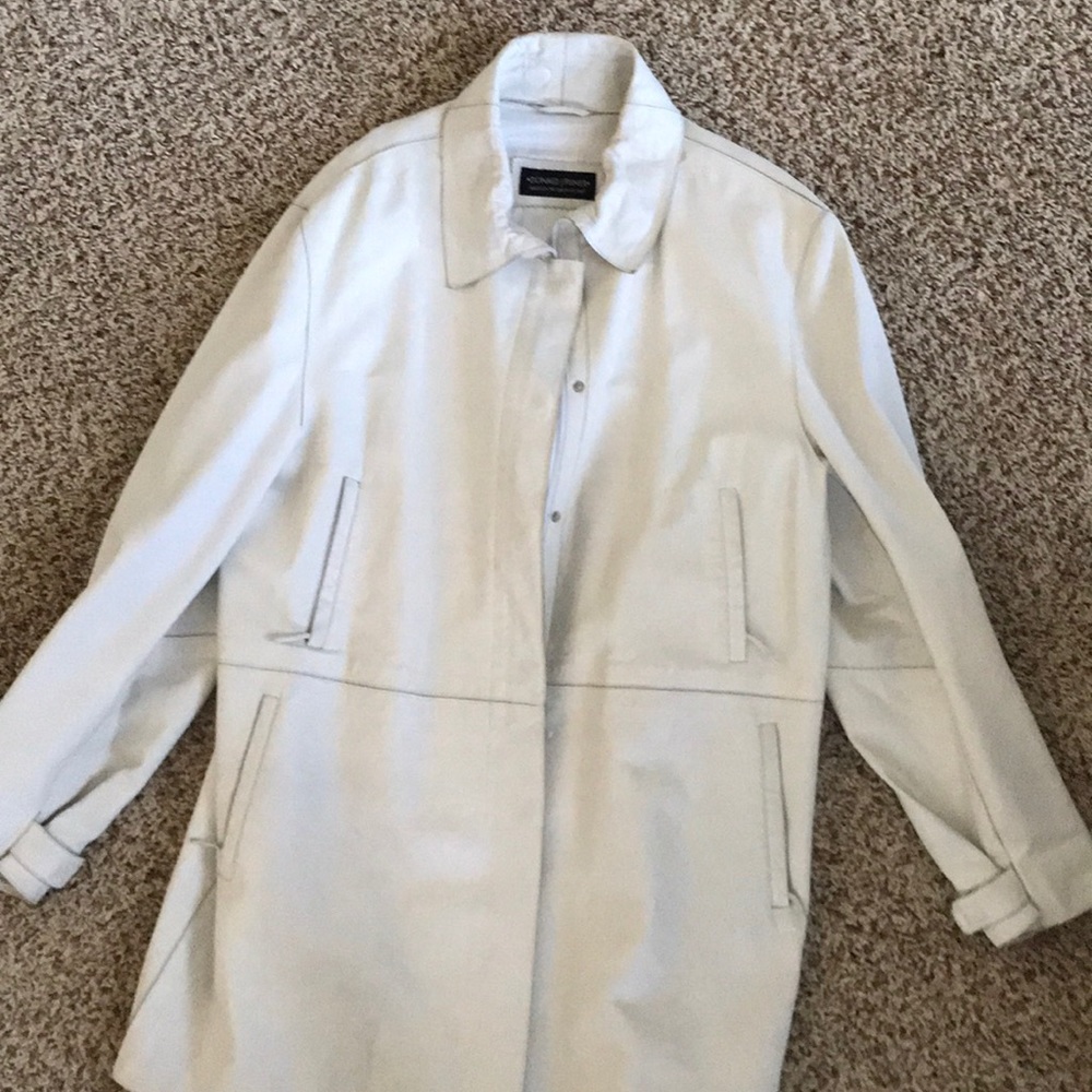 Leather coat
